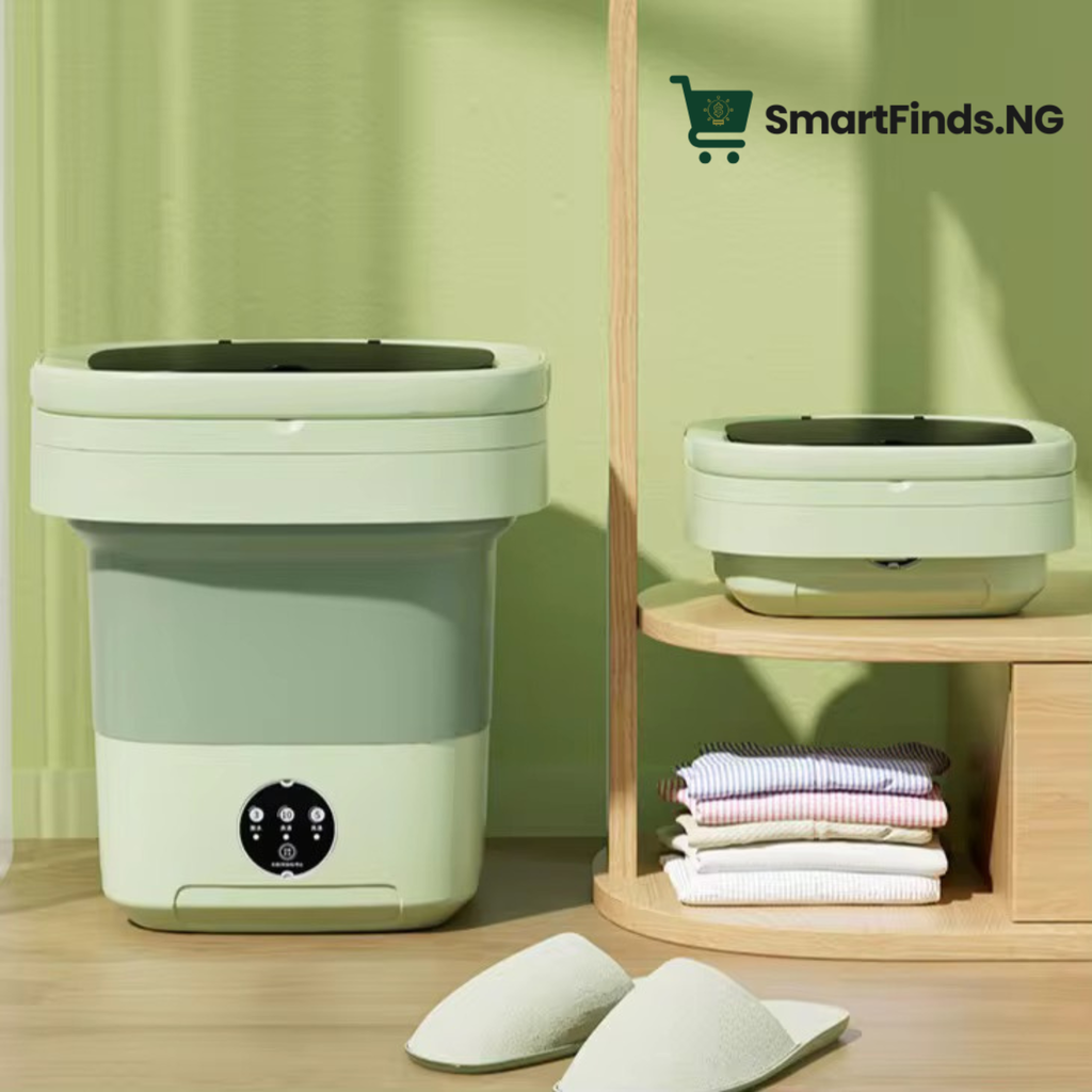Foldable Portable Mini Washing Machine (9L, Ultra-Quiet, UV Sterilization)