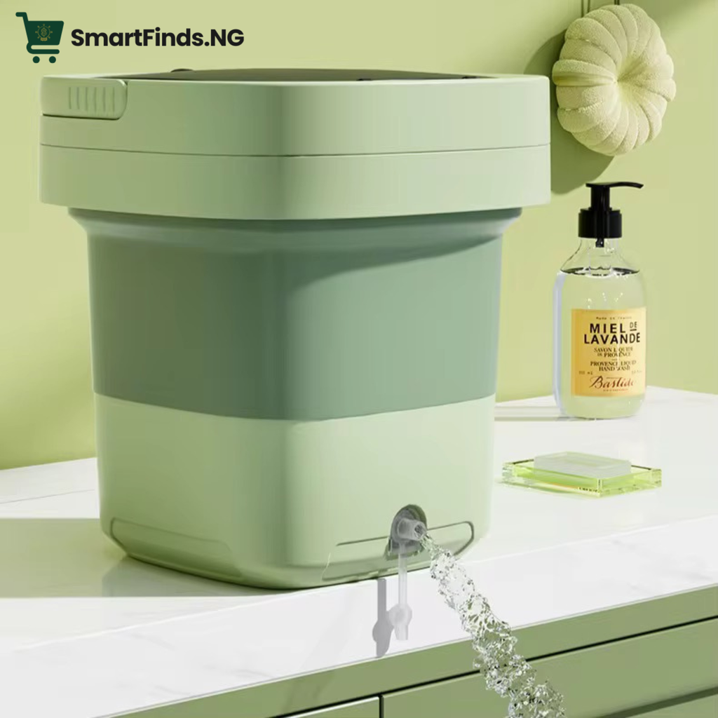 Foldable Portable Mini Washing Machine (9L, Ultra-Quiet, UV Sterilization)