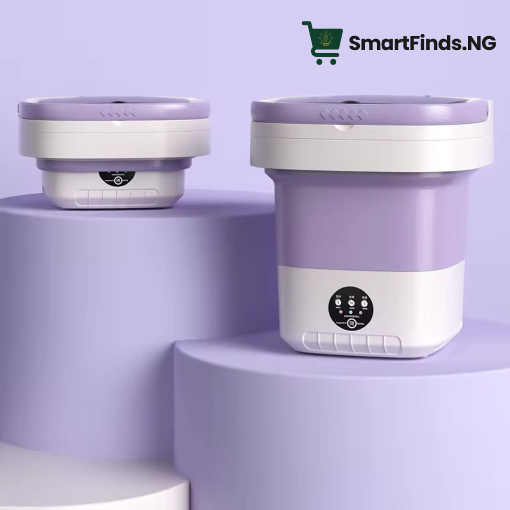 Foldable Portable Mini Washing Machine (9L, Ultra-Quiet, UV Sterilization)