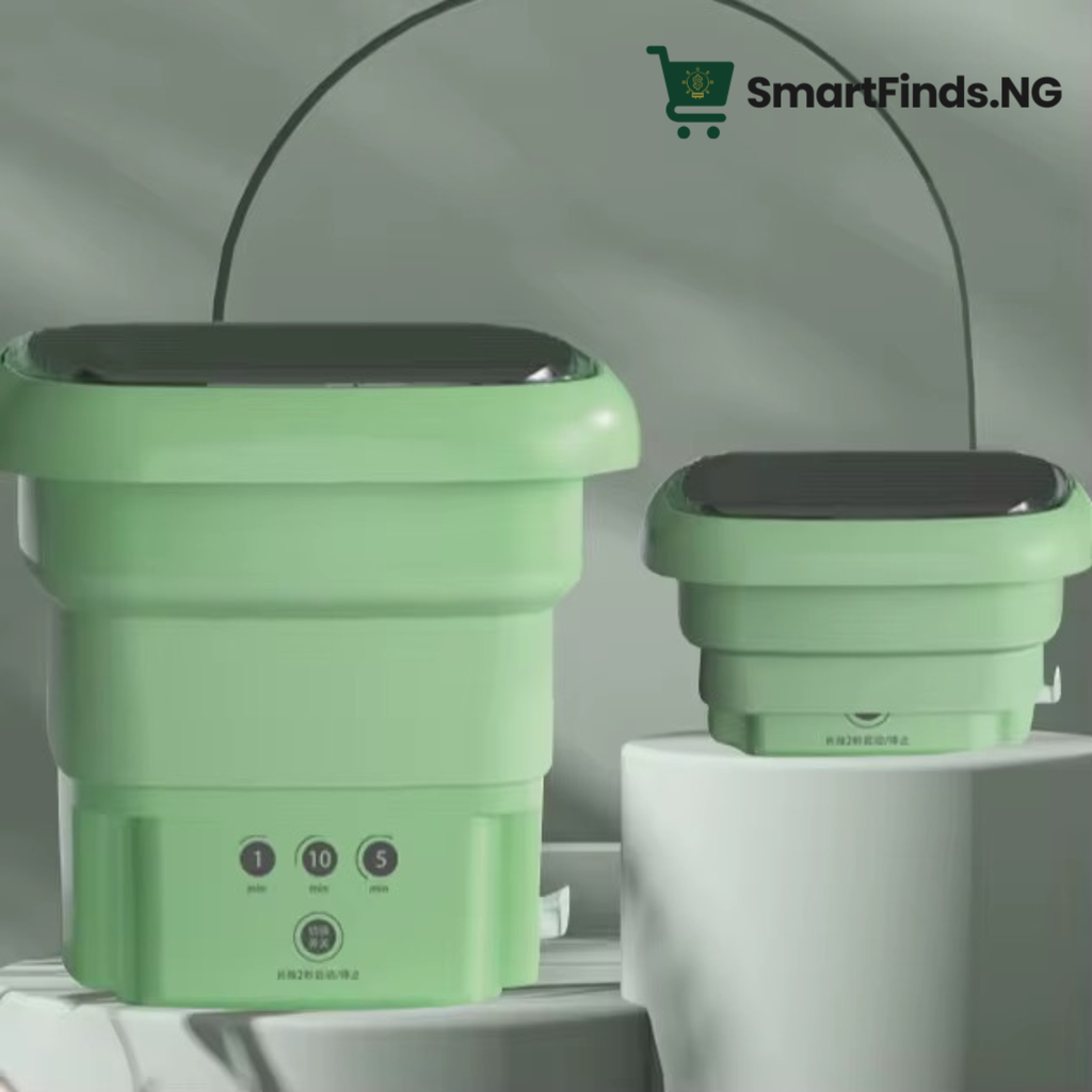 Foldable Portable Mini Washing Machine (9L, Ultra-Quiet, UV Sterilization)
